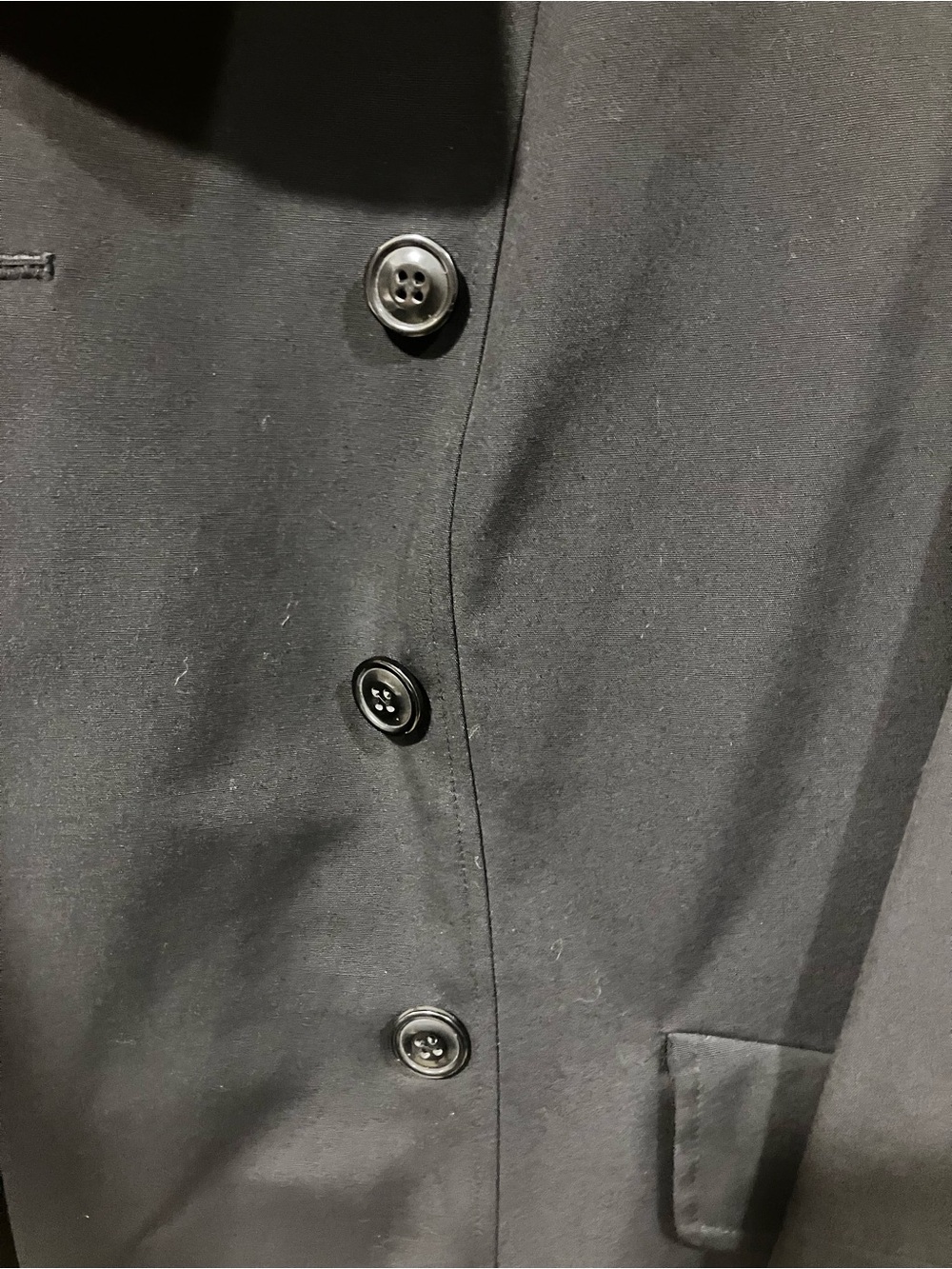 LONDON FOG Black Floral Toile Lined Trench Coat Double Breasted XL Dark Acadamia - Picture 5 of 12